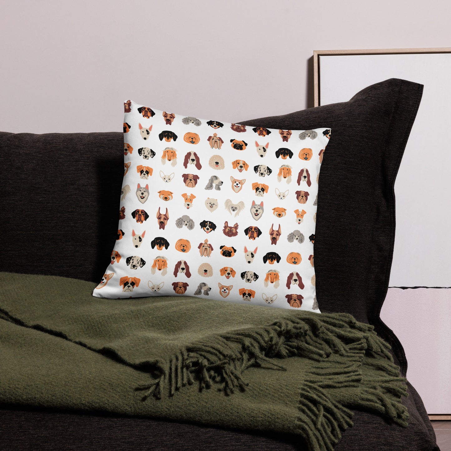 "Dog Days" The Dog Society Pillow Case Pillow Case