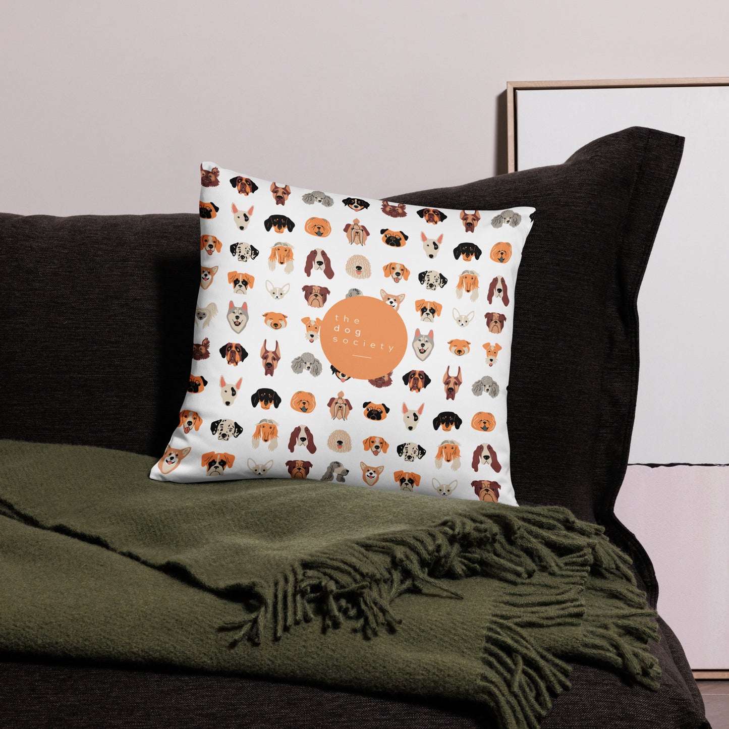 "Dog Days" The Dog Society Pillow Case Pillow Case