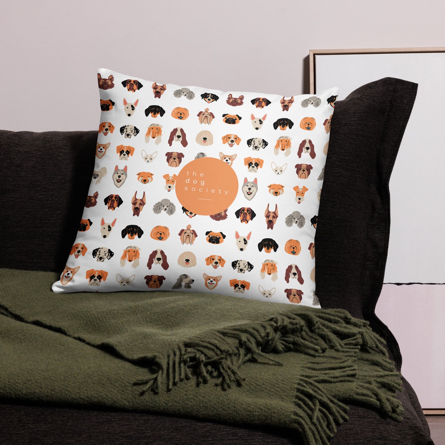 "Dog Days" The Dog Society Pillow Case Pillow Case