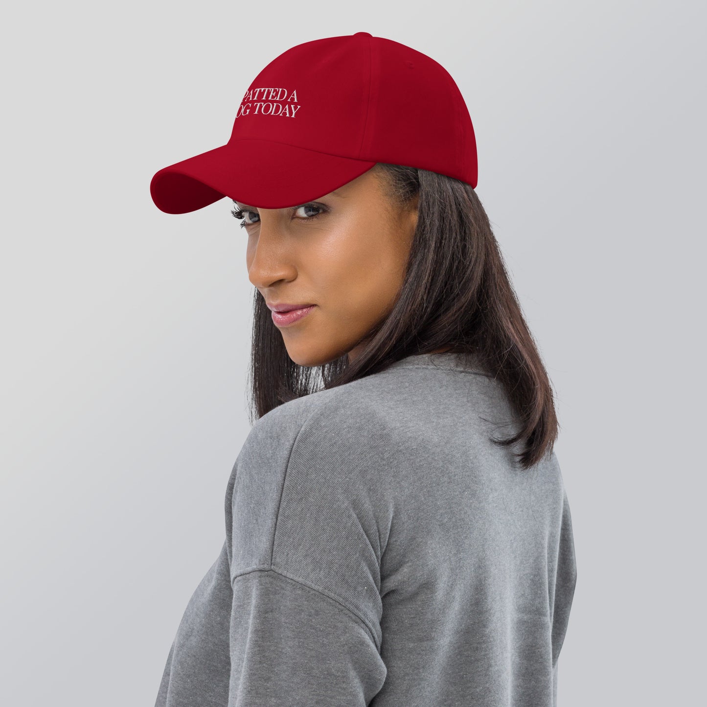 "I Patted A Dog Today" Branded Cap