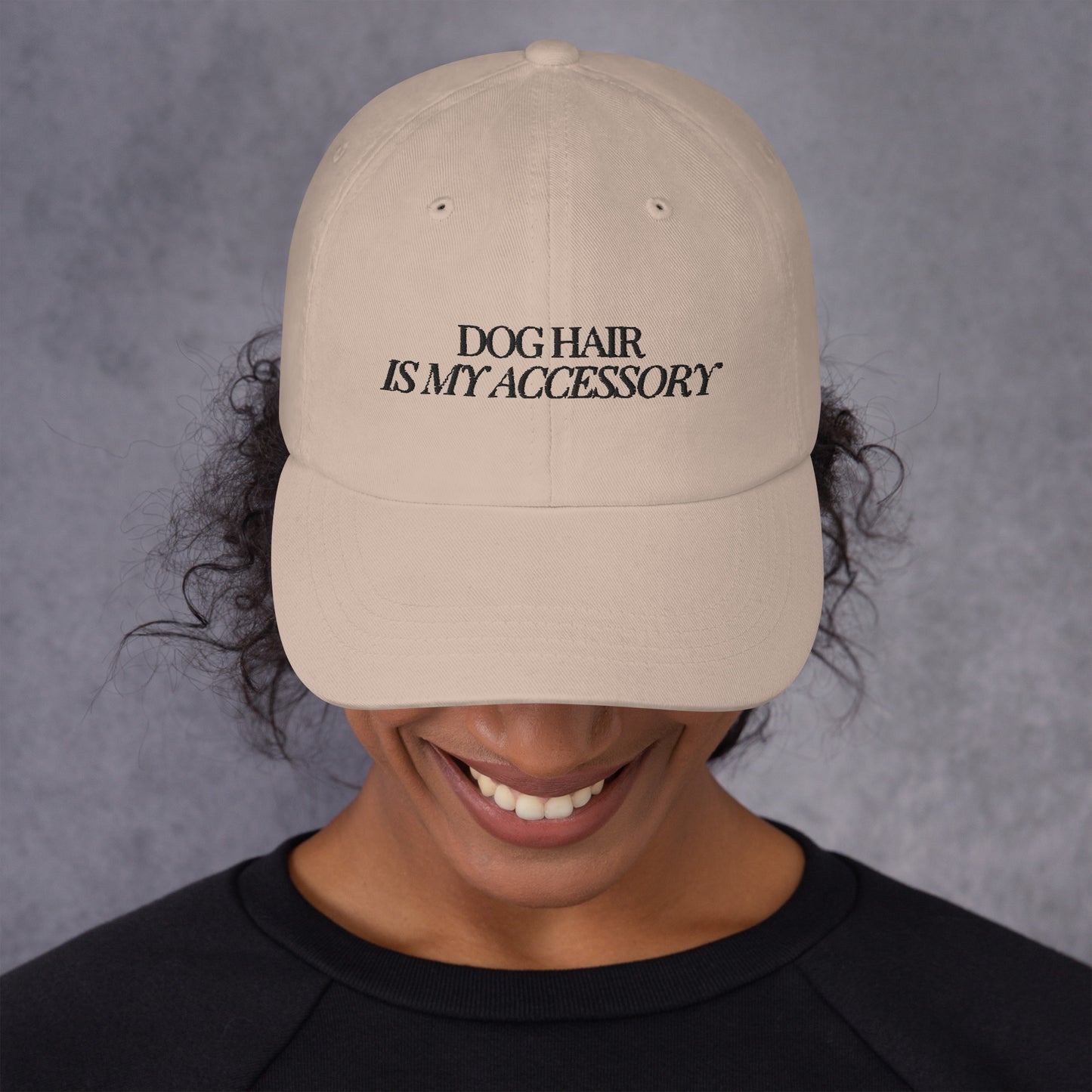 "Dog Hair Is My Accessory" Branded Cap