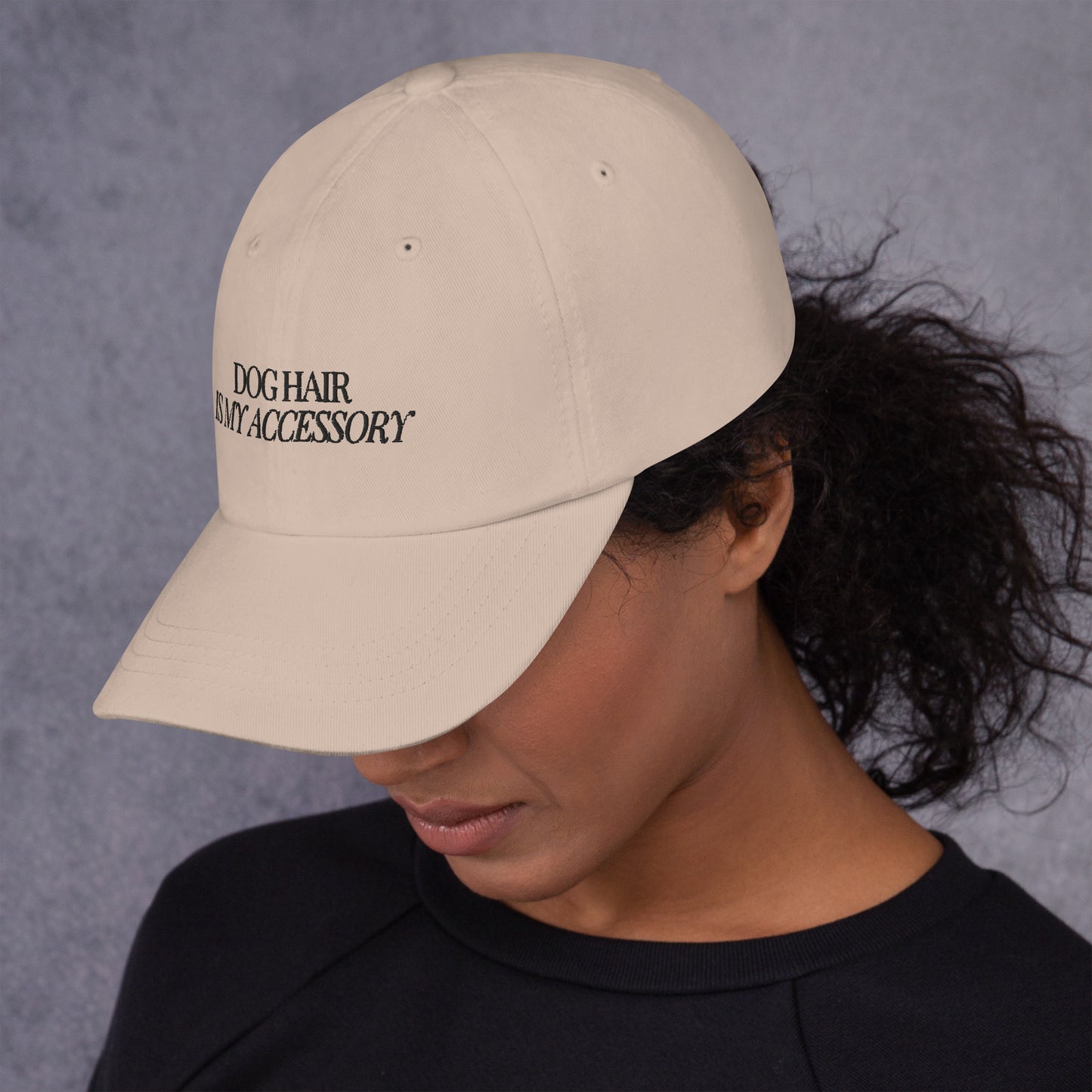 "Dog Hair Is My Accessory" Branded Cap