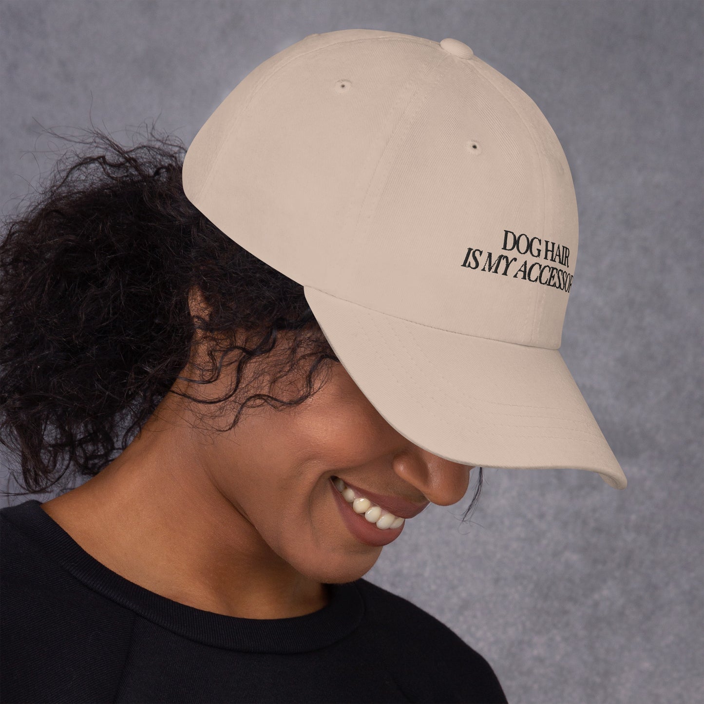 "Dog Hair Is My Accessory" Branded Cap