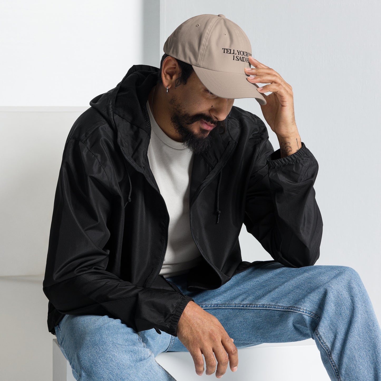 "Tell Your Dog I Said Hi" Branded Cap