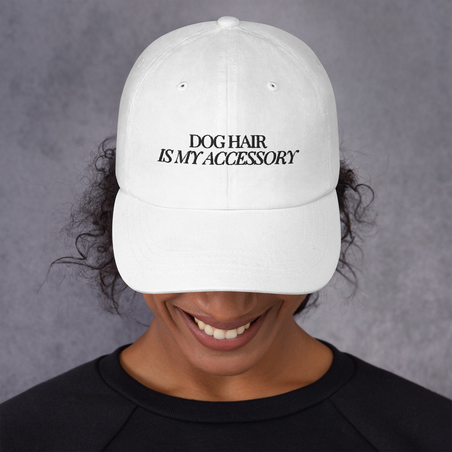 "Dog Hair Is My Accessory" Branded Cap