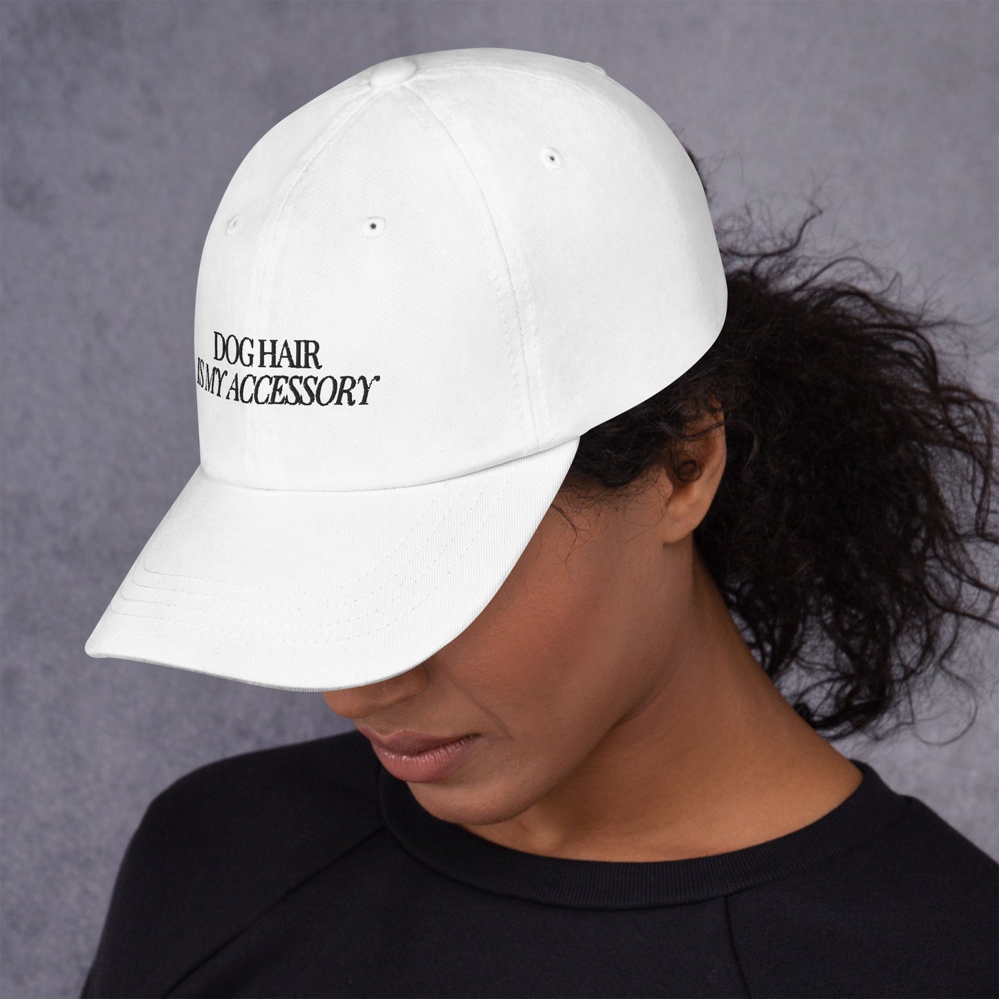 "Dog Hair Is My Accessory" Branded Cap