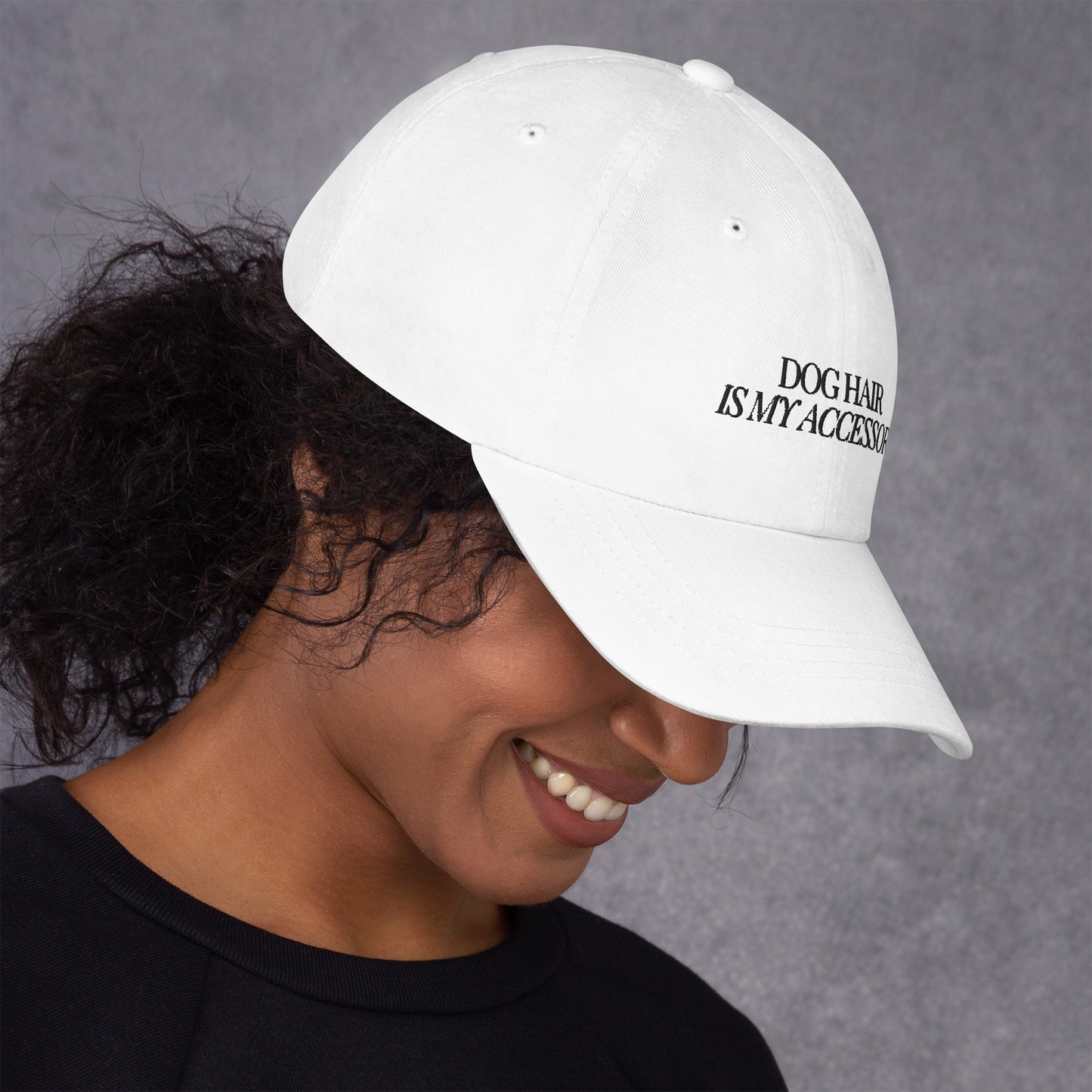 "Dog Hair Is My Accessory" Branded Cap