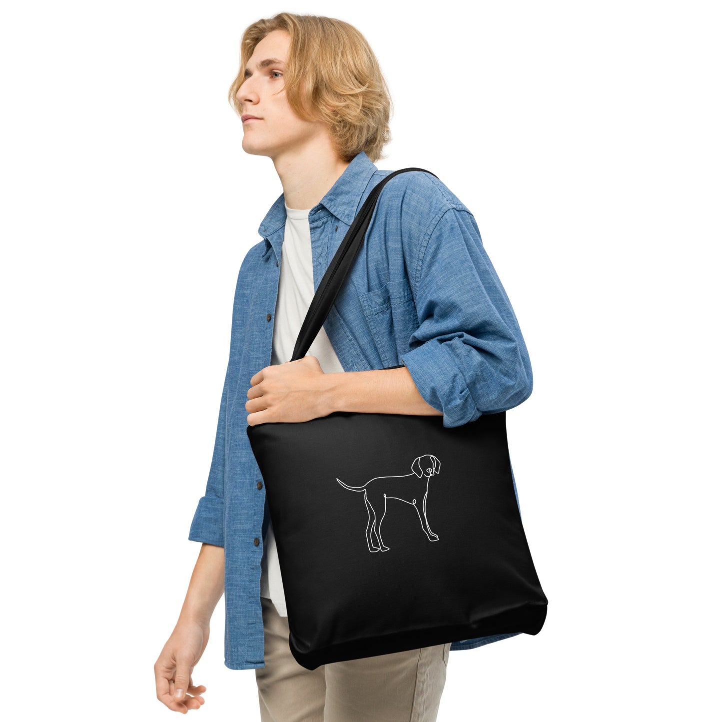 The Dog Society Branded Dark Tote Bag