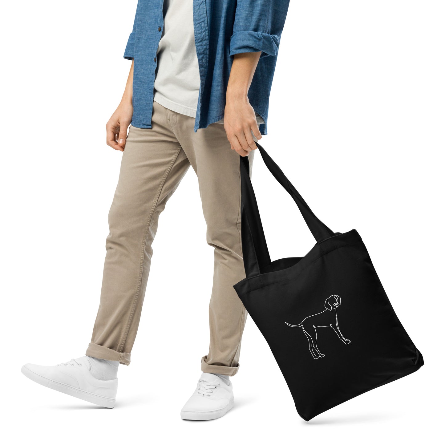 The Dog Society Branded Dark Tote Bag