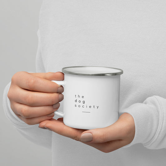 The Dog Society Branded Enamel Mug