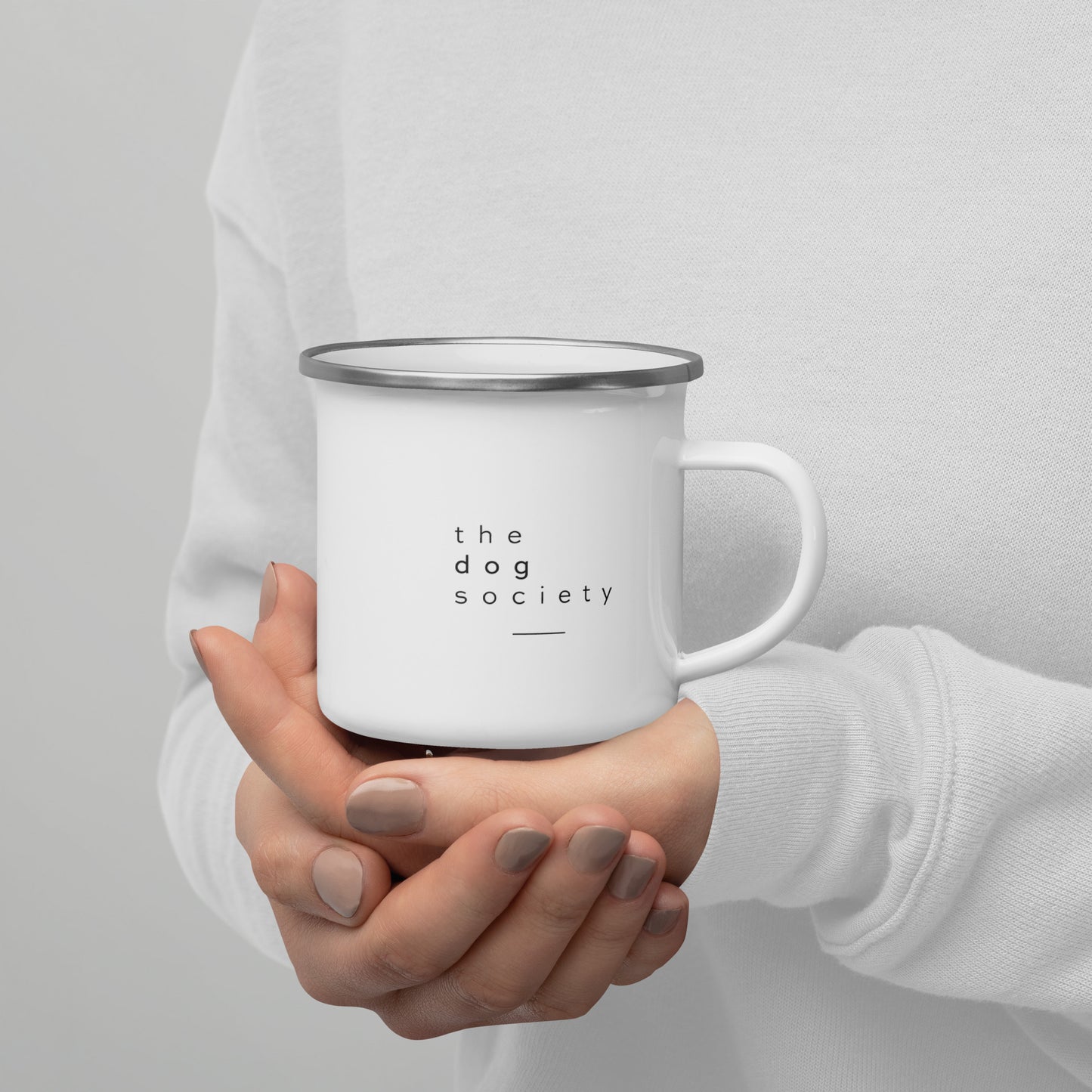 The Dog Society Branded Enamel Mug