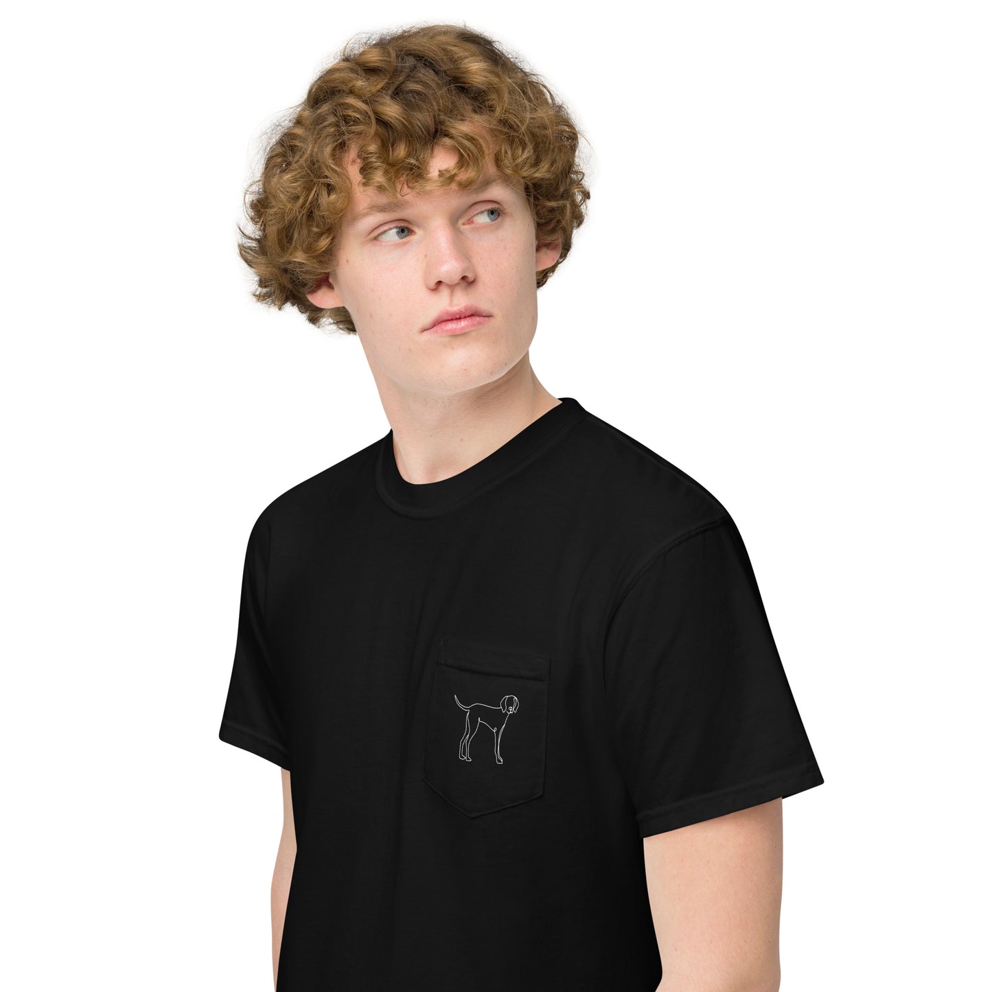 "Gun Dog" Unisex Pocket Dark T-Shirt