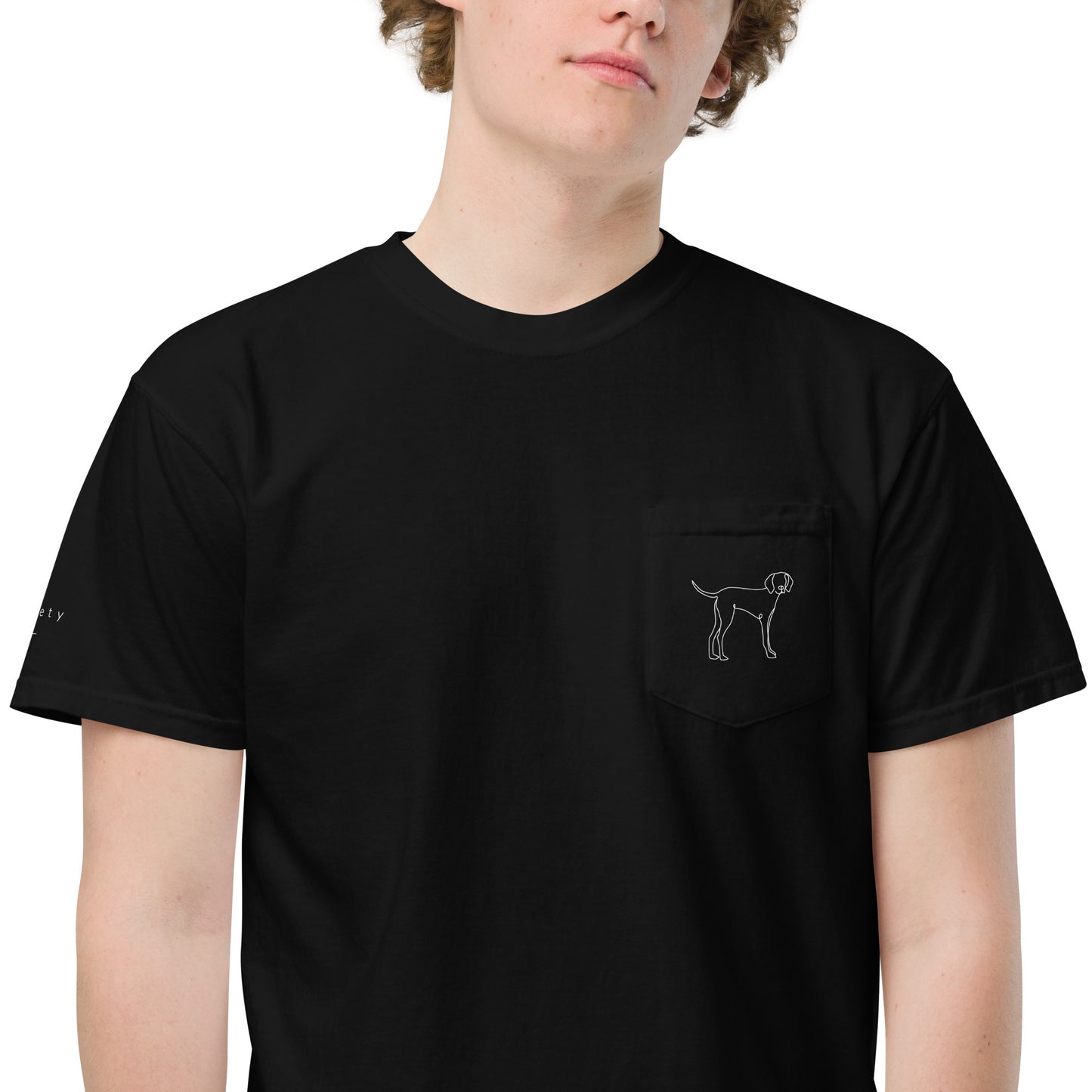 "Gun Dog" Unisex Pocket Dark T-Shirt