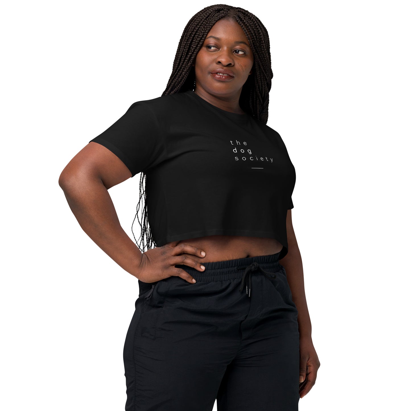 Limited Edition The Dog Society Women’s Black Crop